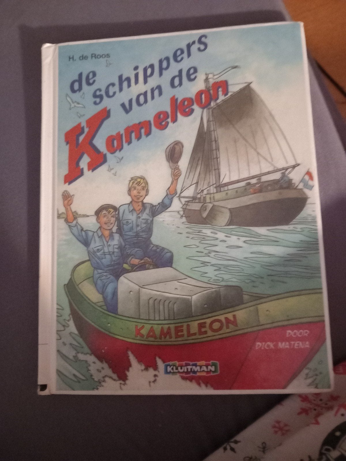 Dick Matena - De schippers van de kameleon, Gelezen, Eén stripboek, Dick Matena; H. de Roos, Ophalen of Verzenden