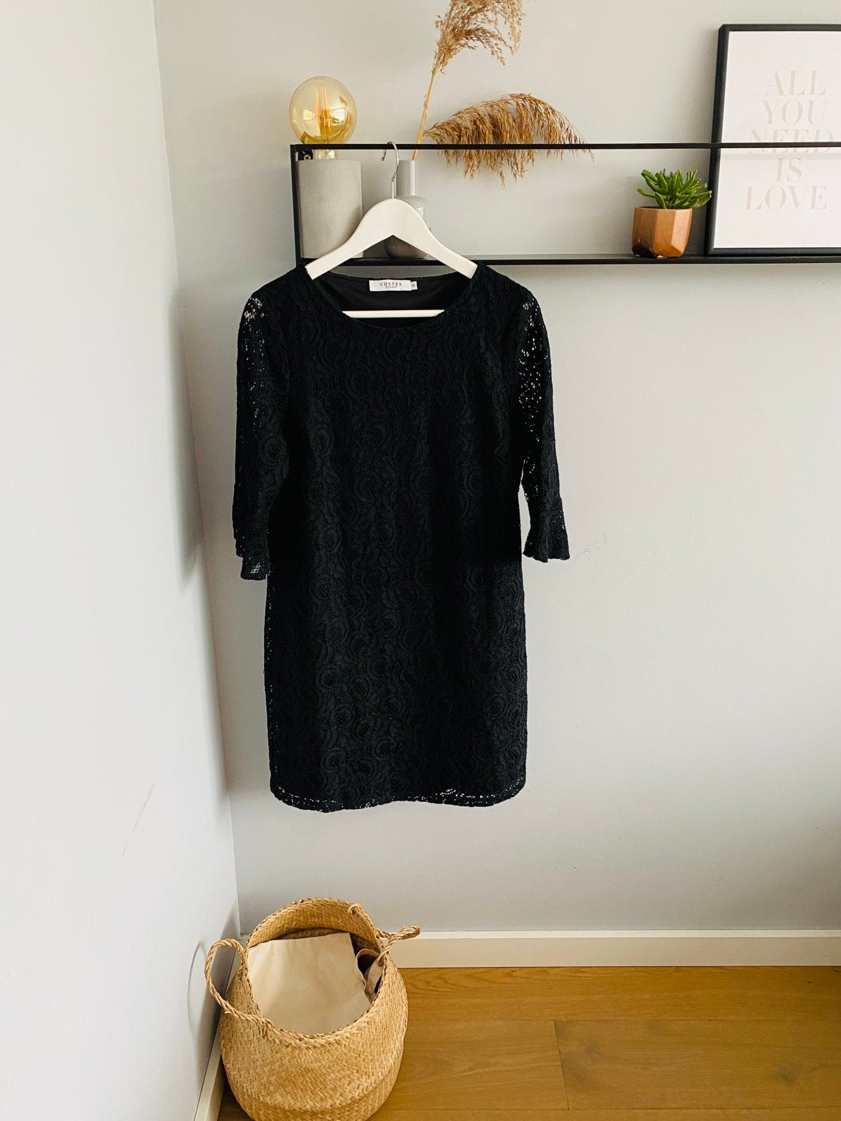 Jurk/ jurkje/ damesjurk/ little black dress van Costes, L/40, Maat 38/40 (M), Zwart, Nieuw, Ophalen of Verzenden