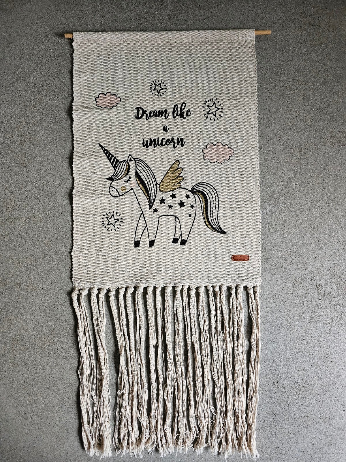 Wandkleed Unicorn - eenhoorn, Boho, Meerkleurig, Nieuw, Ophalen of Verzenden