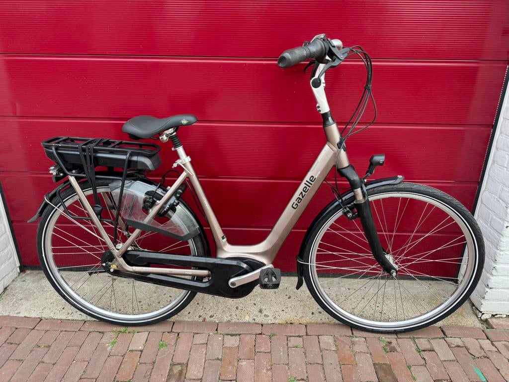 Gazelle elektrische dames fiets orange c7+ bosch motor 53cm, Overige merken, Versnellingen, Zo goed als nieuw, 56 cm of meer