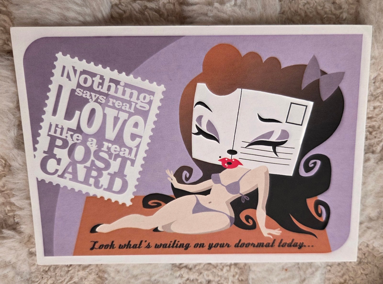 Nothing says real Love like a real postcard, Verzenden, 1980 tot heden, Ongelopen, Overige thema's