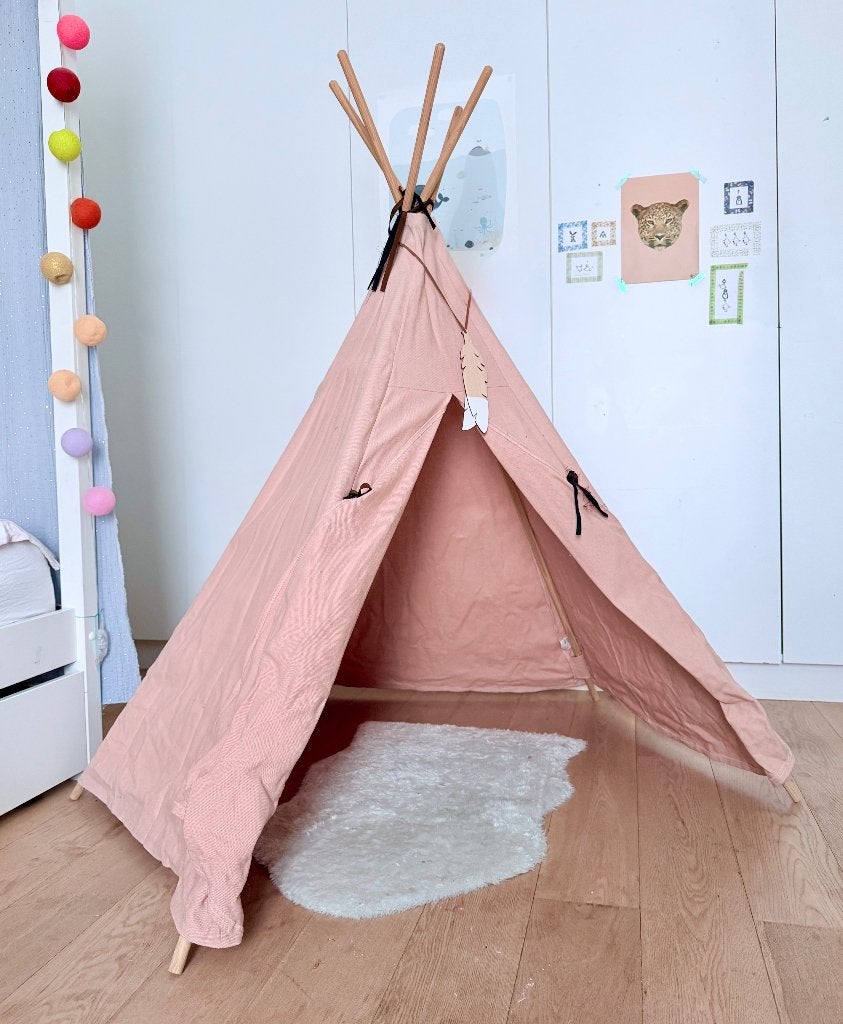 Speeltent / Tipi / Wigwam Nobodinoz Roze / Bloom, Ophalen, Zo goed als nieuw