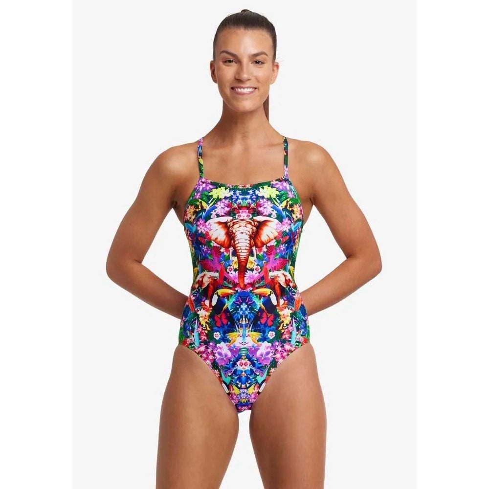 Nieuw Funkita Ladies Single Strap One Piece Jungle boogie, Meerkleurig, Nieuw, Funkita, Sales@wayfunky.com