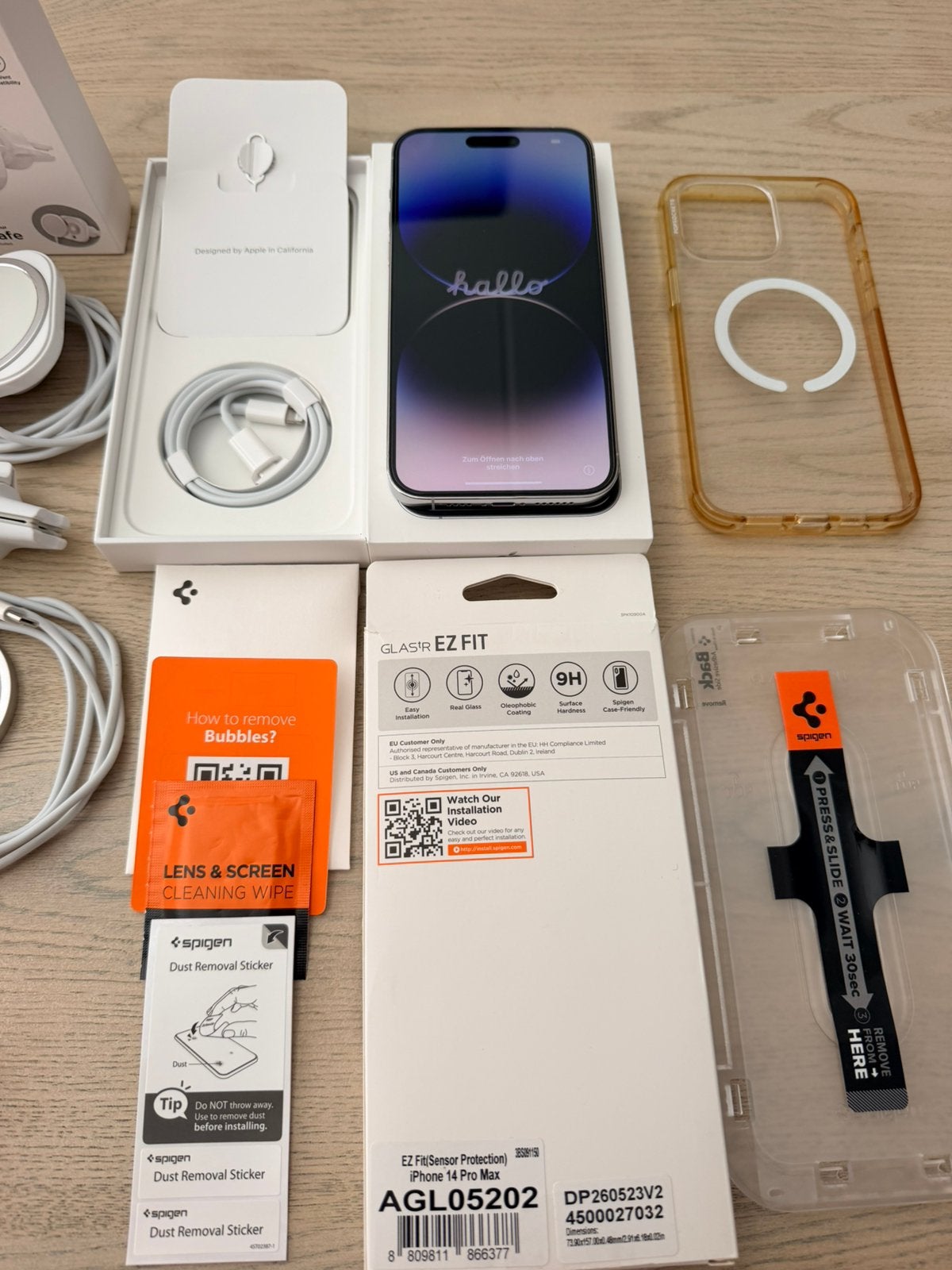 Iphone 14 Pro Max 512GB Zilver+Toebeh. v. Spigen & Popsocket, Ophalen, Zo goed als nieuw, Overige typen, Apple