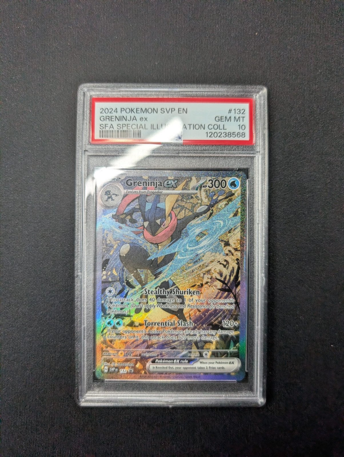 Greninja ex 132 Promo PSA 10, Ophalen of Verzenden, Zo goed als nieuw