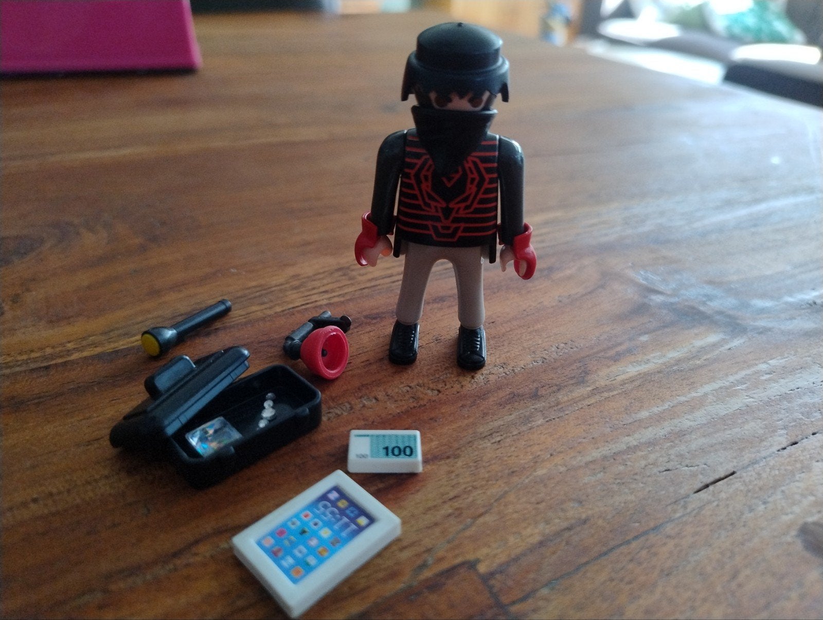 Sint-idee: Playmobil inbreker, Ophalen of Verzenden, Zo goed als nieuw