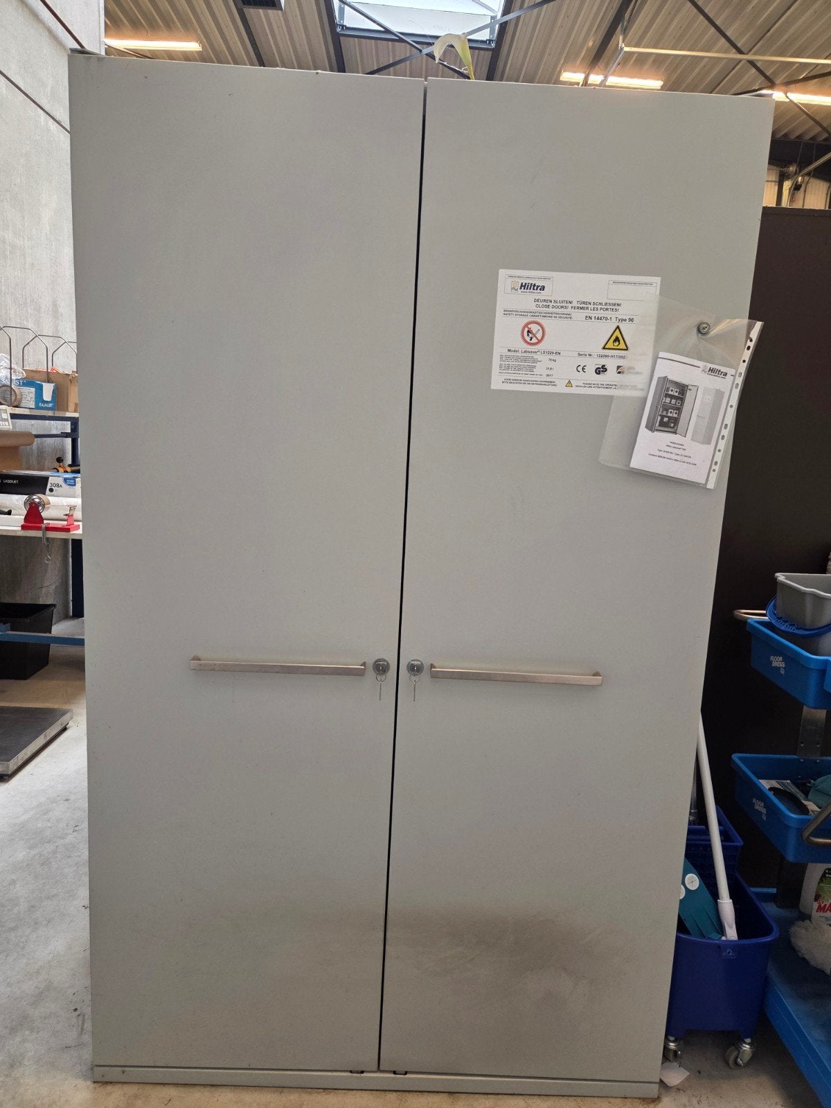 Hiltra Labsaver F90 LS1220-EN brandwerende veiligheidskast T, Ophalen