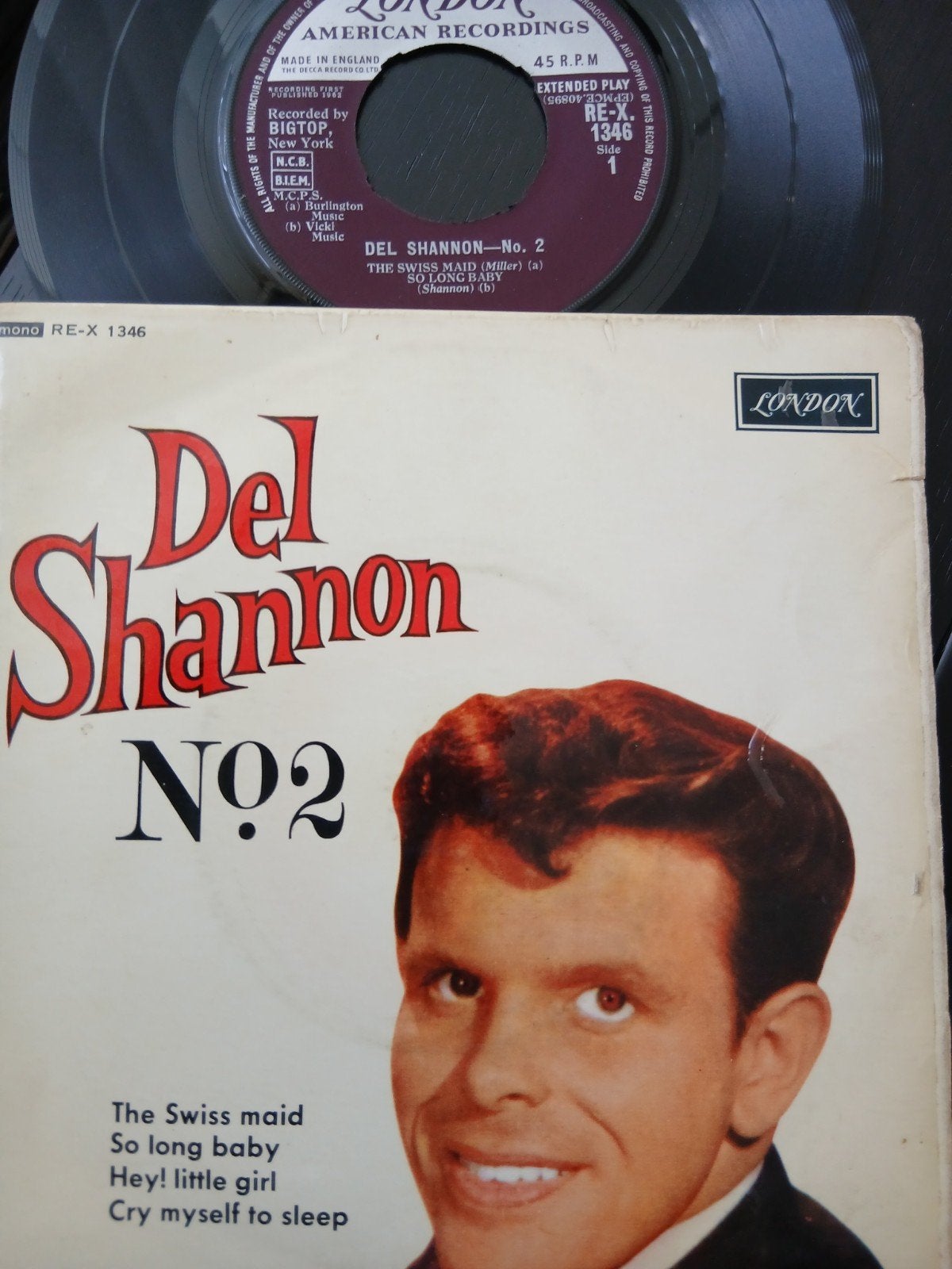 Ep Del Shannon, Cd's en Dvd's, Vinyl Singles, Ophalen of Verzenden, Gebruikt, EP