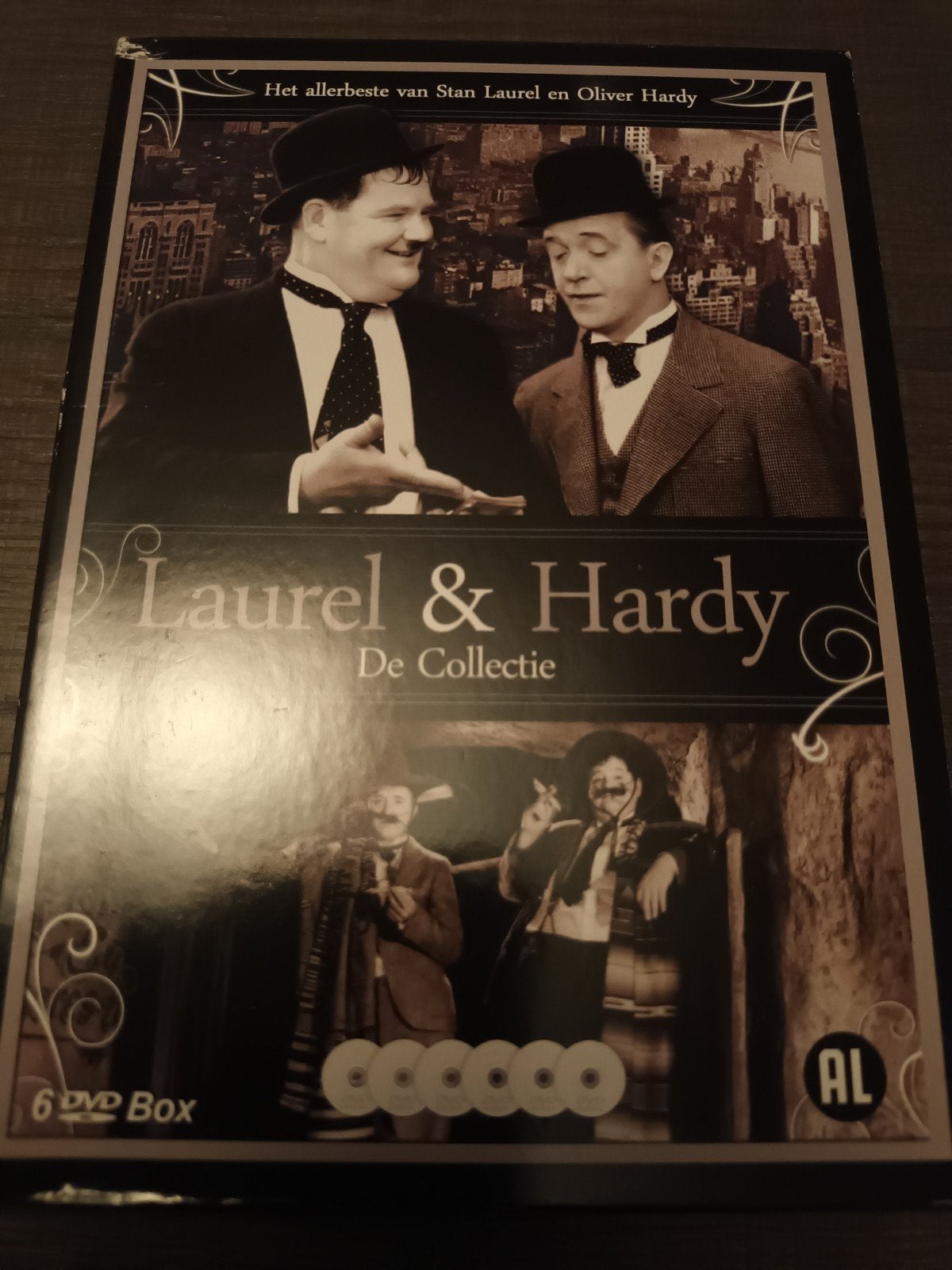 6-dvd Laurel & Hardy, Alle leeftijden, Ophalen of Verzenden, Zo goed als nieuw, Komedie