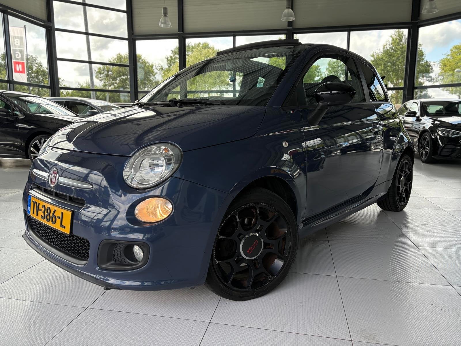 Fiat 500 C 0.9 TwinAir Rock cabrio | Handgeschakeld | Airco, Auto's, Fiat, Euro 5, 86 pk, Gebruikt, 31 €/maand