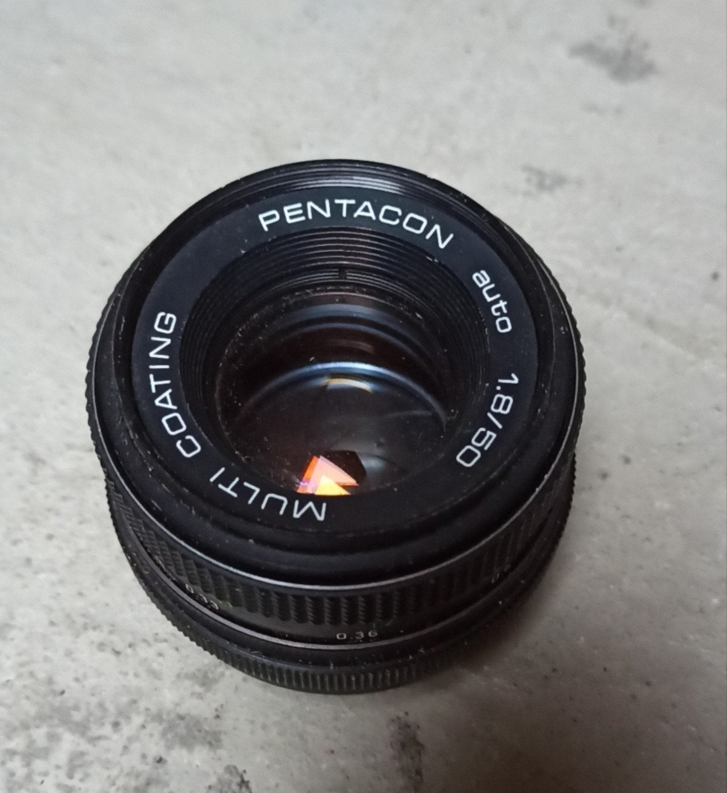 Pentacon auto 1.8/50 Multi Coating lens, Ophalen of Verzenden, Gebruikt, Standaardlens