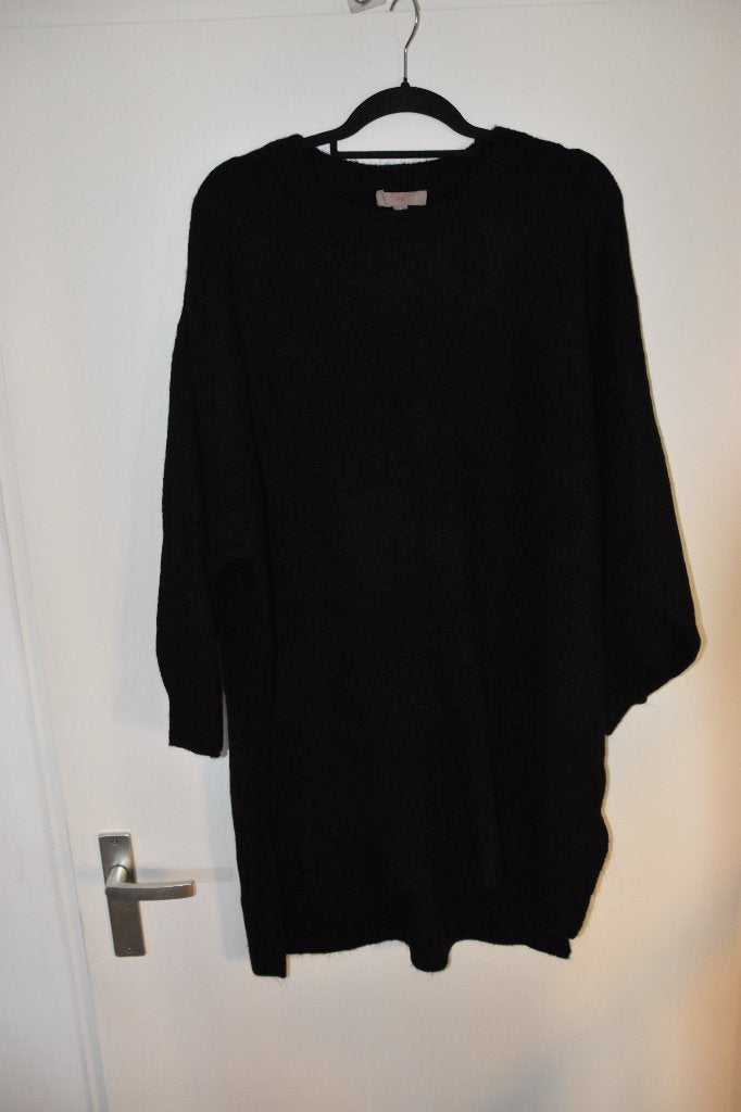 mooie nieuwe zwarte lange oversized trui maat XXL H&M, H&M, Zwart, Maat 46/48 (XL) of groter, Nieuw