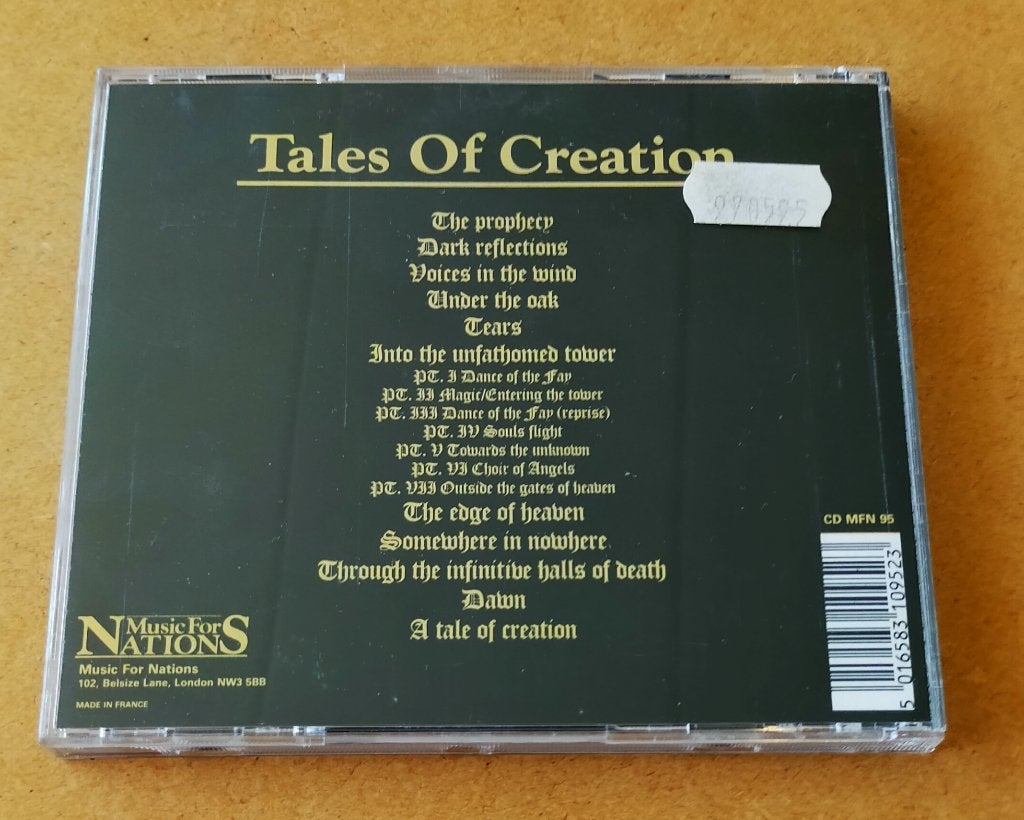 Candlemass - Tales Of Creation CD 1989, Ophalen of Verzenden, Gebruikt, Doom metal
