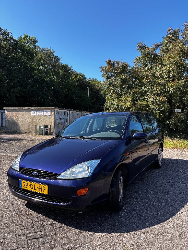Ford Focus 1.6 I Wagon 1999 Blauw + trekhaak, Auto's, Ford, 1596 cc, Stof, 4 cilinders, Blauw
