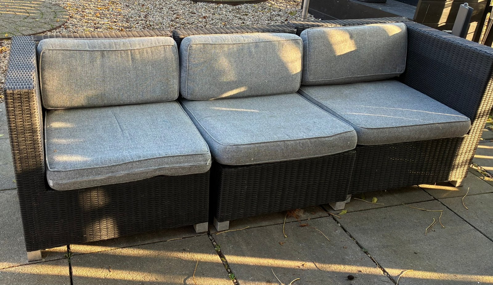 GRATIS loungeset met kussens, Ophalen, 5 zitplaatsen, Kunststof, Gebruikt