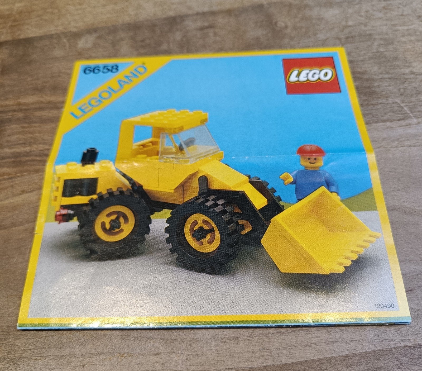 Lego Bulldozer Instructie Boekje 6658, Gebruikt, Overige thema's, Lego, Overige typen
