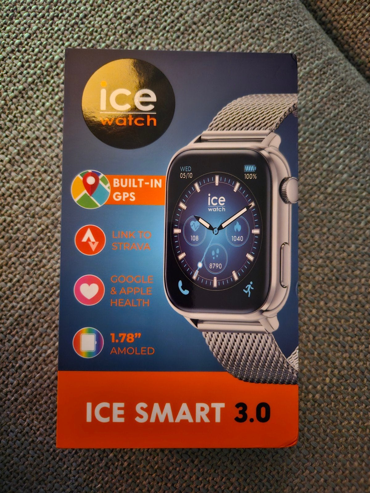 Ice Smart 3.0 Smartwatch met GPS en AMOLED scherm, Ice Watch, Nieuw, GPS, Ophalen of Verzenden