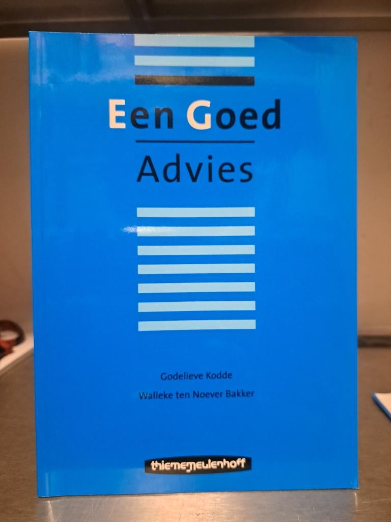 Een goed advies-G.Kodde/W.ten Noever.Bakker(Z239-57), Boeken, Ophalen of Verzenden, Beta, Zo goed als nieuw, HBO