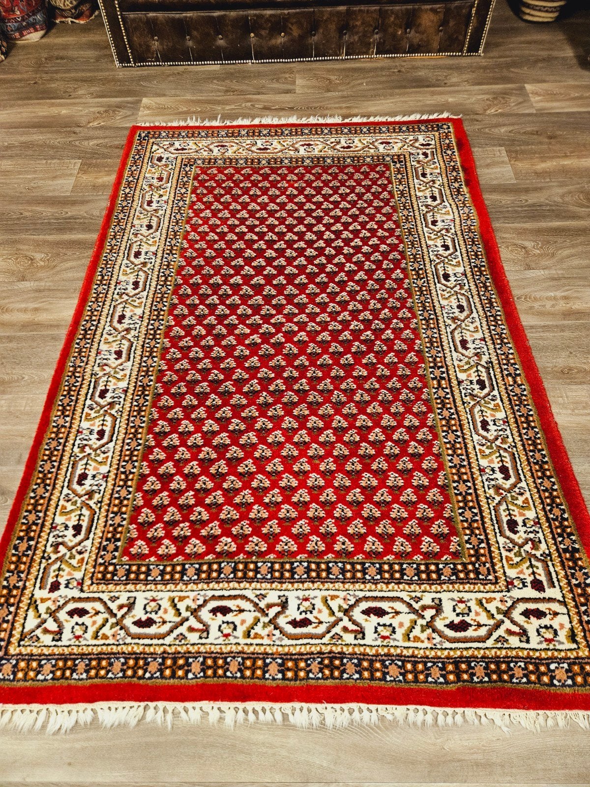 Perzisch Handgeknoopt Sarough Mir Tapijt. UITVERKOOP!, 100 tot 150 cm, Perzisch, 200 cm of meer, Ophalen of Verzenden