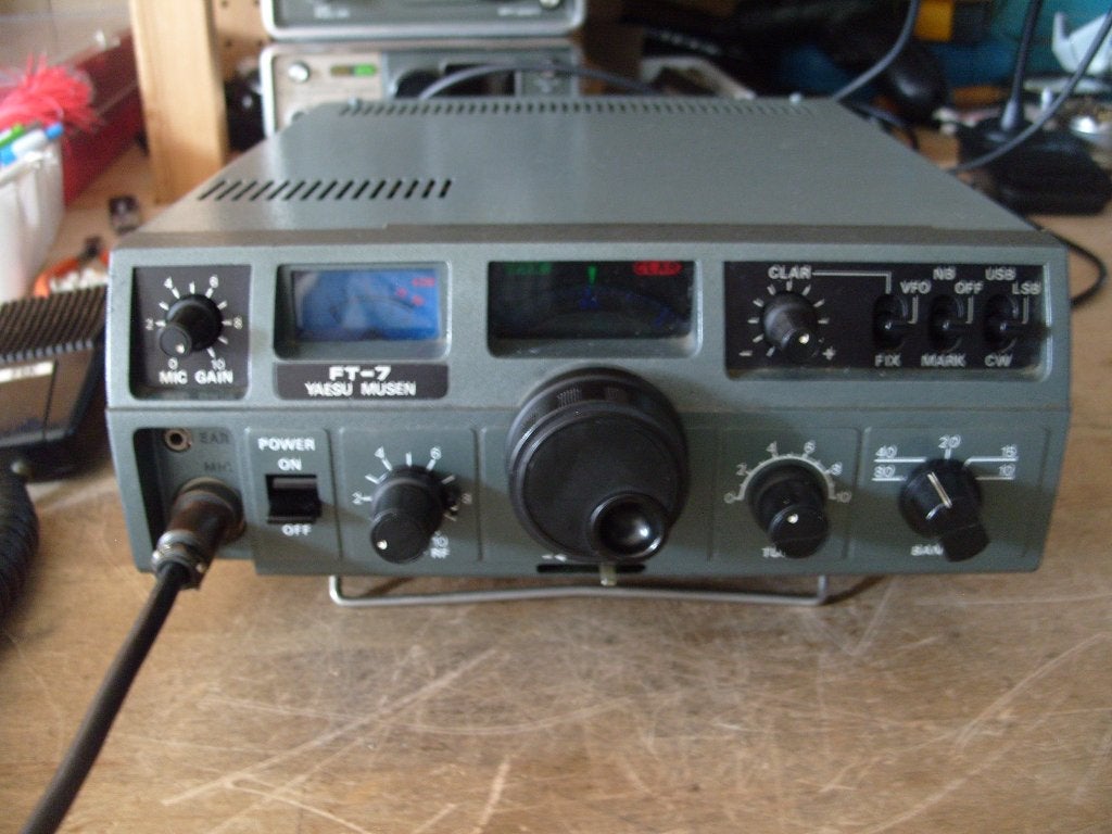 Yaesu FT - 7 HF transceiver., Telecommunicatie, Ophalen of Verzenden, Gebruikt, Zender en Ontvanger
