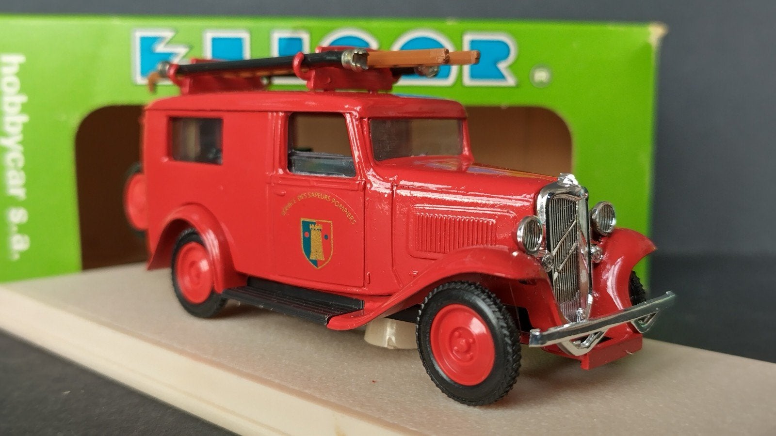 Citroen 500 Kgs Sapeurs Pompiers 1;43 Eligor Pol, Hobby en Vrije tijd, Modelauto's | 1:43, Overige merken, Auto, Verzenden, .