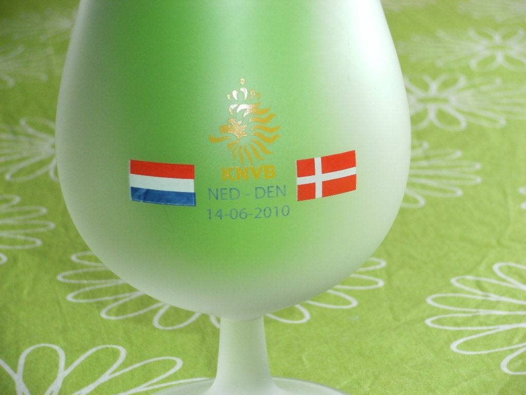 KNVB glas Lipton Ice Tea - Ned Den 14-06-2010 #, Ophalen of Verzenden, Zo goed als nieuw, Buitenlandse clubs, Overige typen