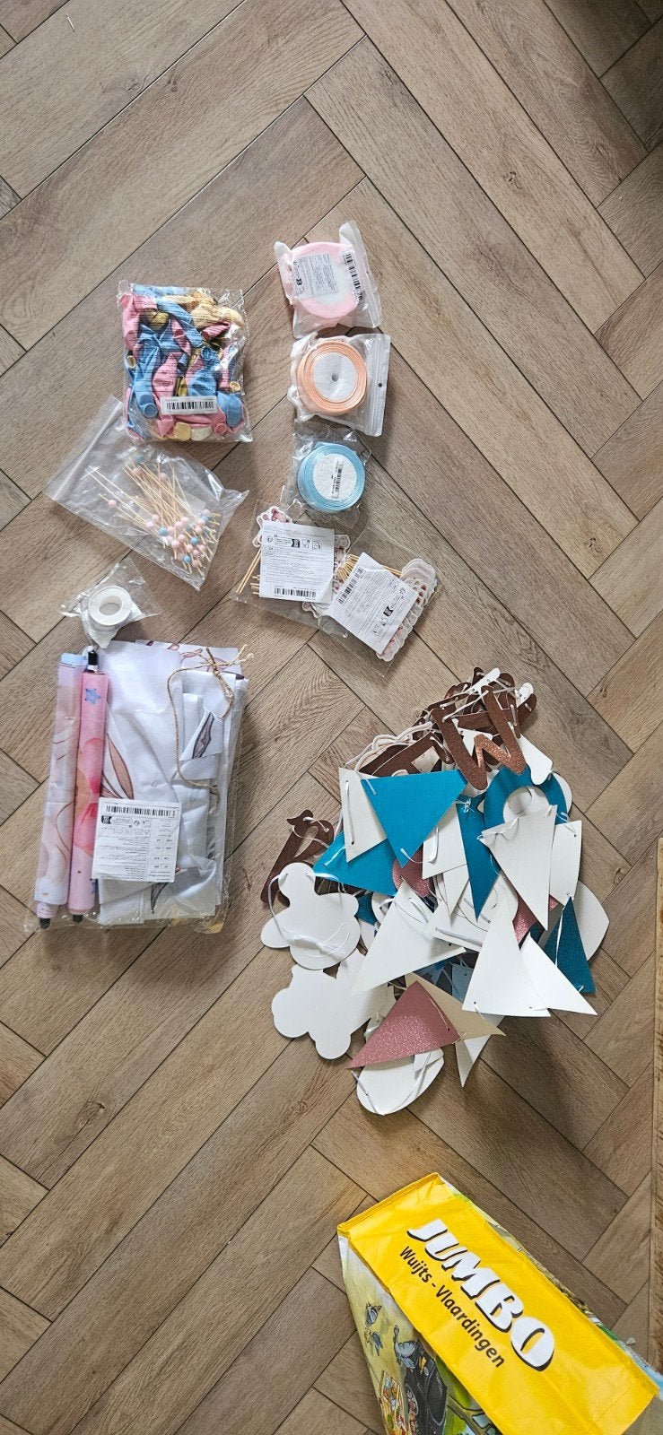 Gender Reveal Feestpakket, Ophalen, Versiering, Geboorte of Huwelijk