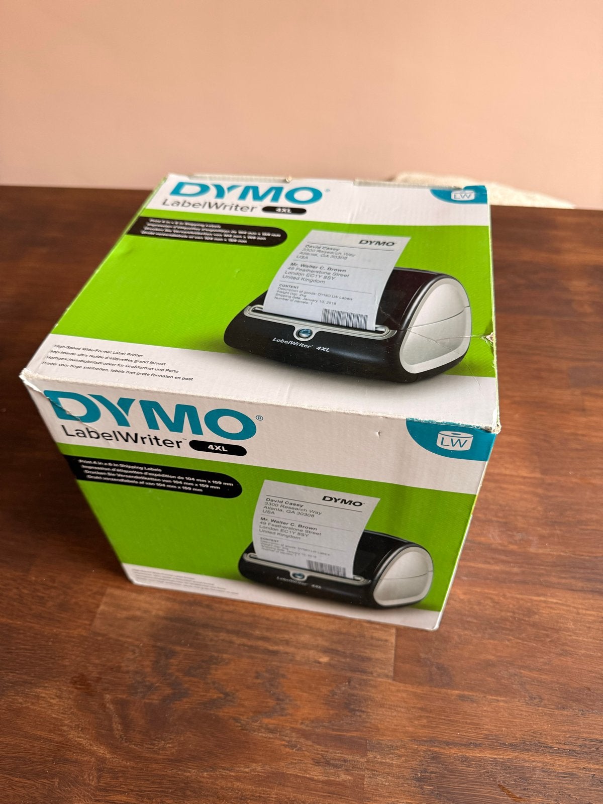 DYMO LabelWriter 4XL Labelprinter - Zo goed als nieuw, Zwart-en-wit printen, Printer, Ophalen of Verzenden, Zo goed als nieuw