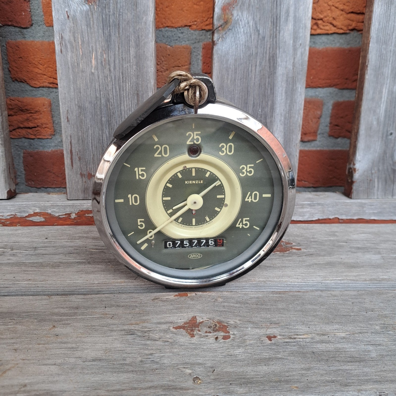 Vintage Kienzle snelheidsmeter/klokje - Oldtimer daf, Ophalen of Verzenden