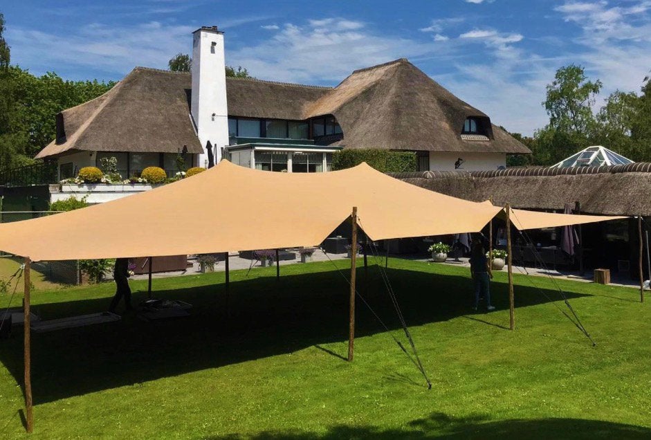 10x15 stretchtent te huur voor maar 950,- 2027/2028, Ophalen of Verzenden, Zo goed als nieuw