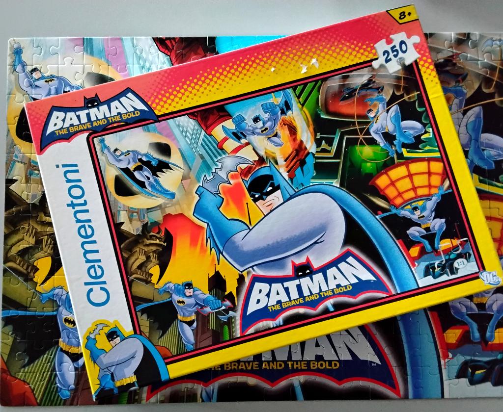 Legpuzzel - puzzel Batman - 250 stukjes - Clementoni, Ophalen of Verzenden, Meer dan 50 stukjes, Gebruikt, 6 jaar of ouder