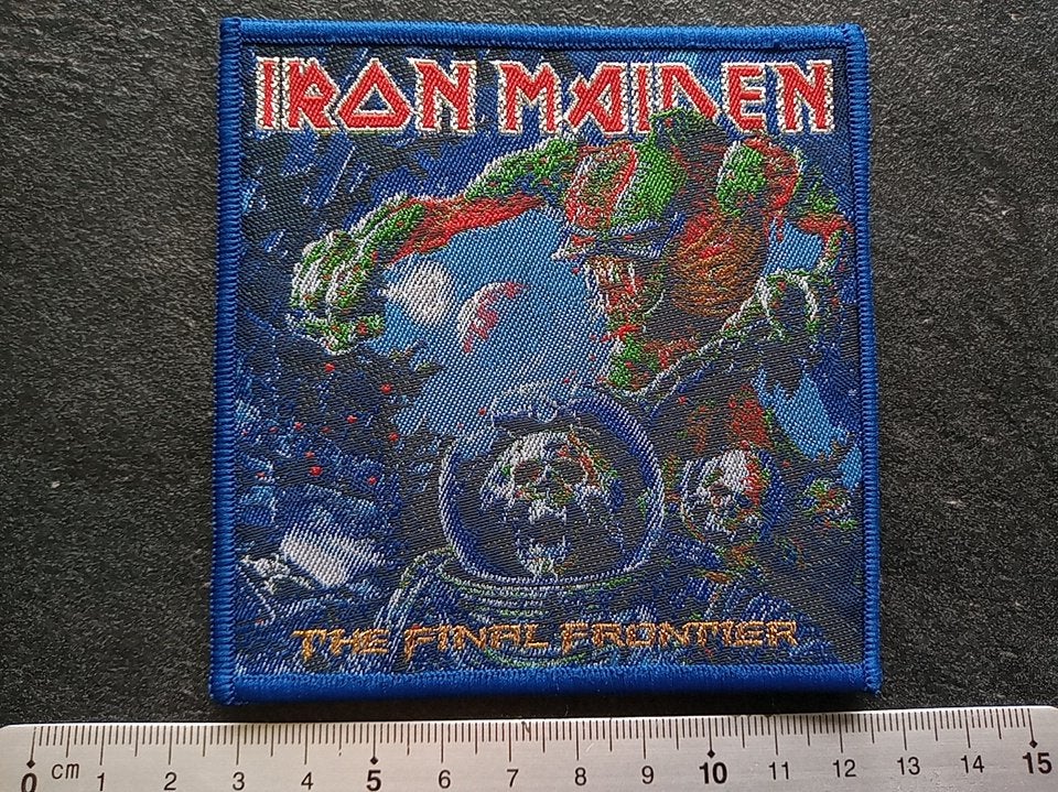 Iron Maiden prachtige final frontier ltd edition patch 324, Verzamelen, Ophalen of Verzenden, Nieuw, Kleding