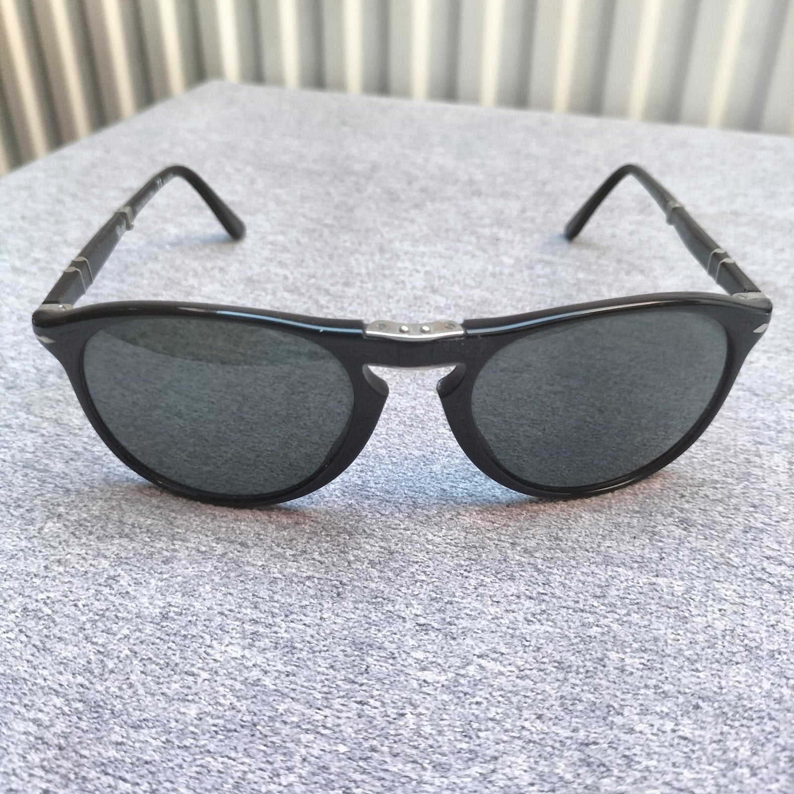 Persol zonnebril 9714-s 95/58 5520 145 3p, Sieraden, Tassen en Uiterlijk, Overige merken, Zonnebril, Zwart, Ophalen of Verzenden