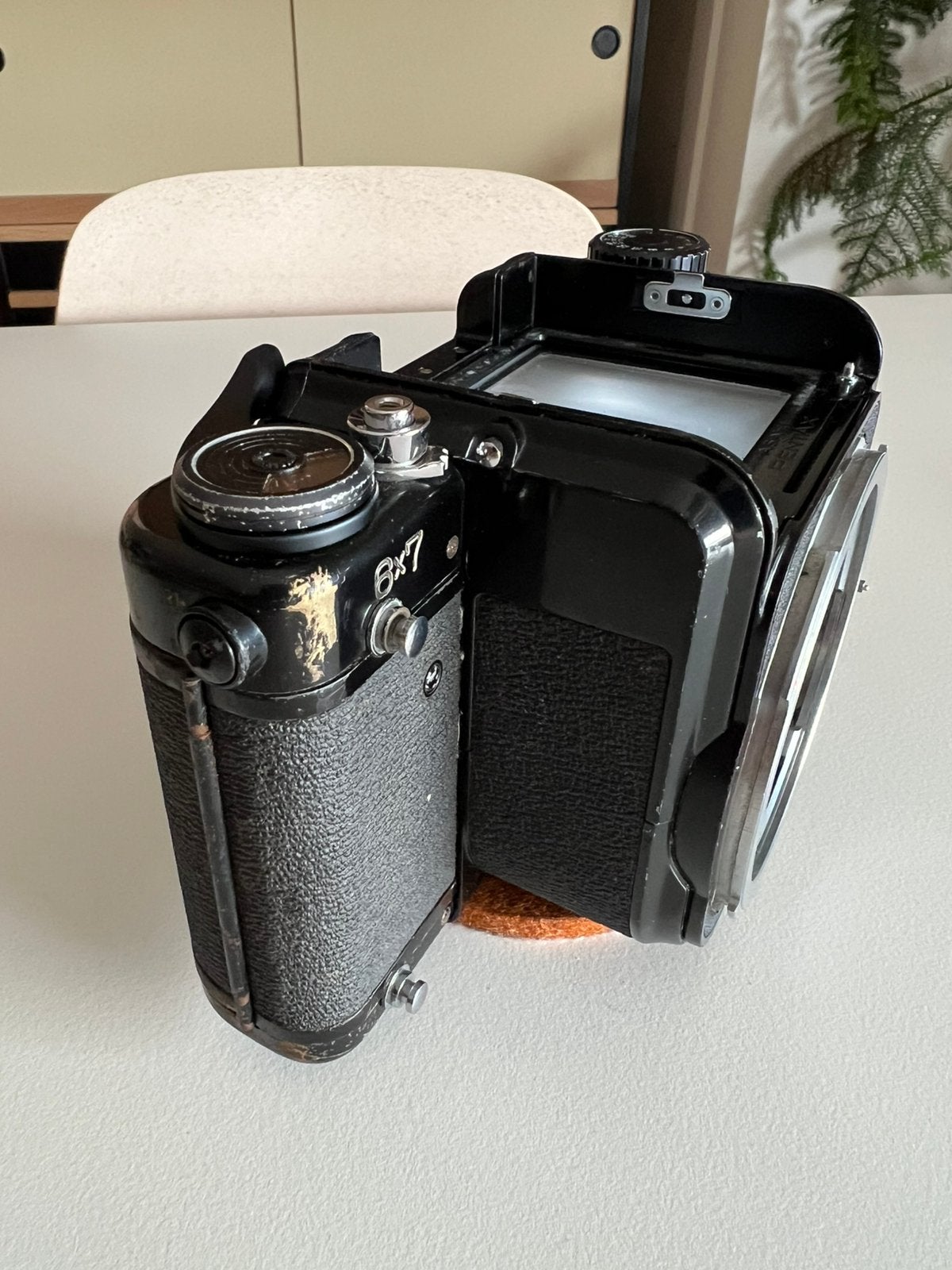 Pentax 6X7, Audio, Tv en Foto, Spiegelreflex, Ophalen of Verzenden, Pentax, Niet werkend