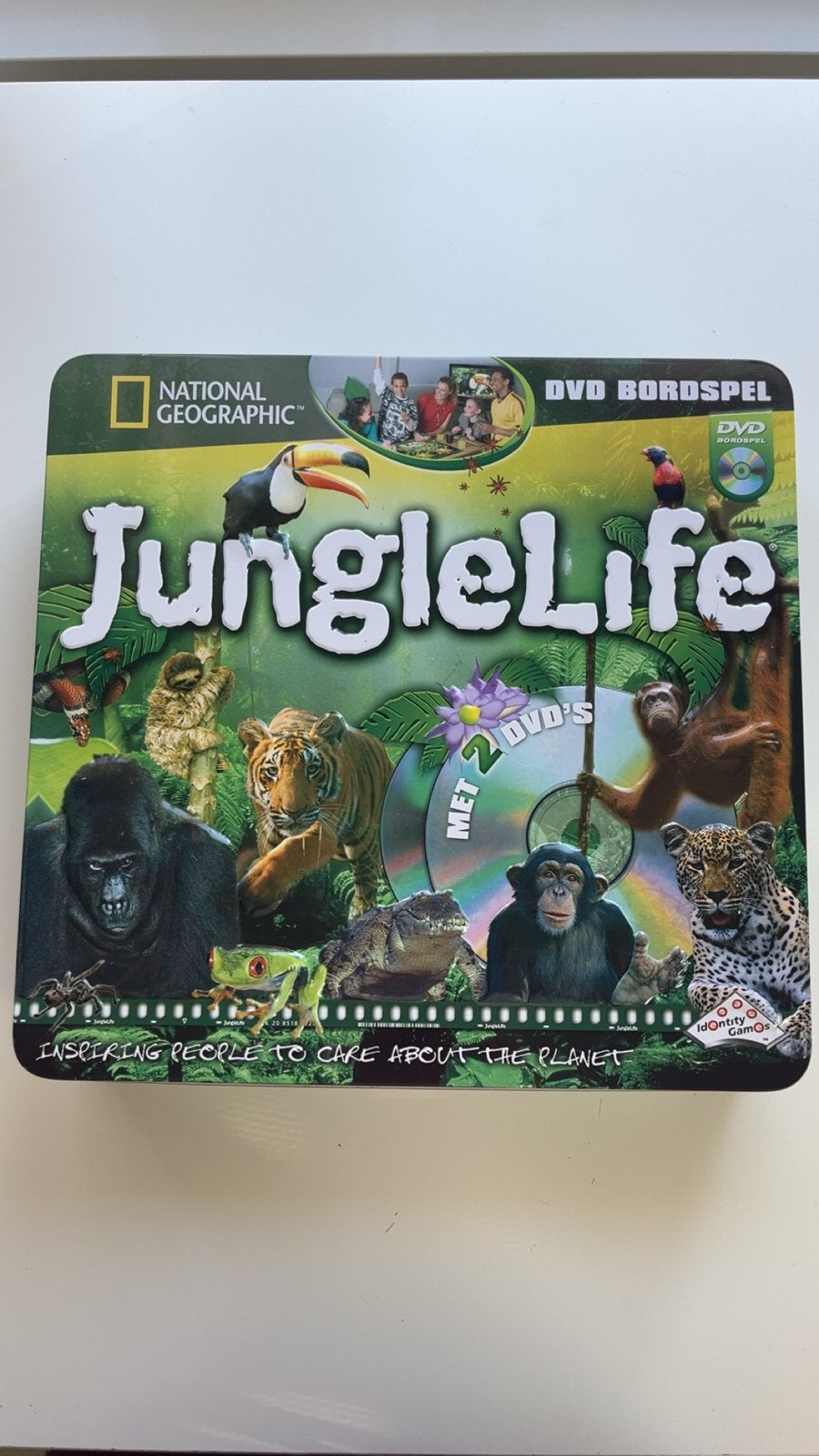 National Geographic JungleLife DVD Bordspel Compleet, Vijf spelers of meer, Ophalen of Verzenden, Nieuw