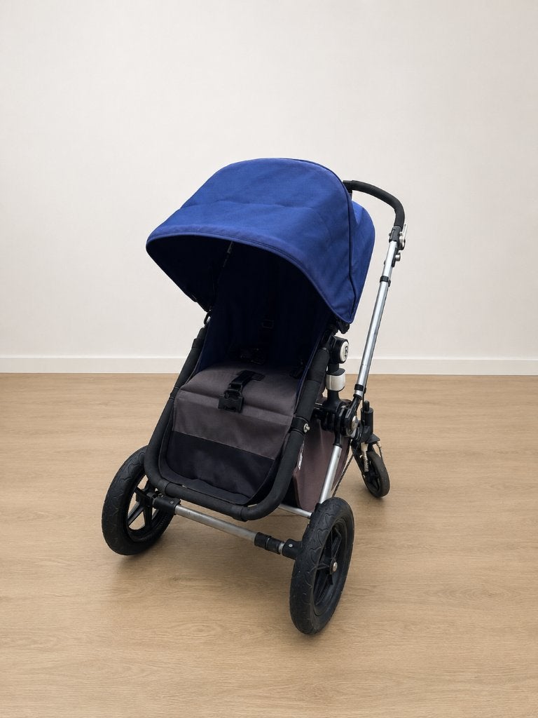 Bugaboo Cameleon kinderwagen met regenhoes en luchtbanden, Gebruikt, Verstelbare duwstang, Bugaboo, Ophalen