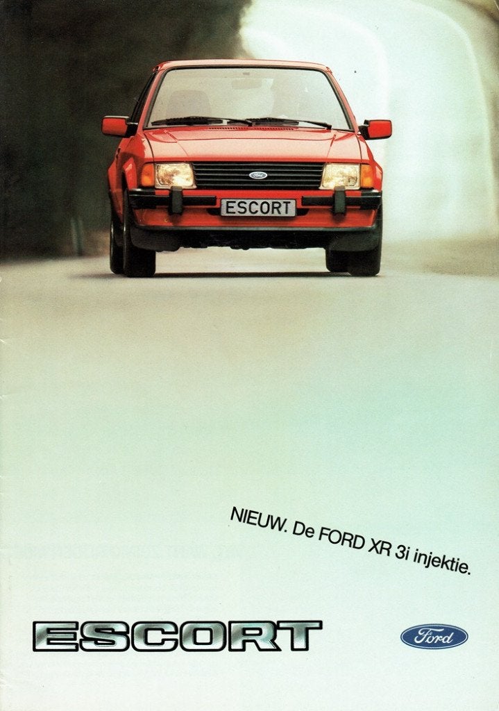 Folder Ford Escort (1983), Verzenden, Gelezen, Ford