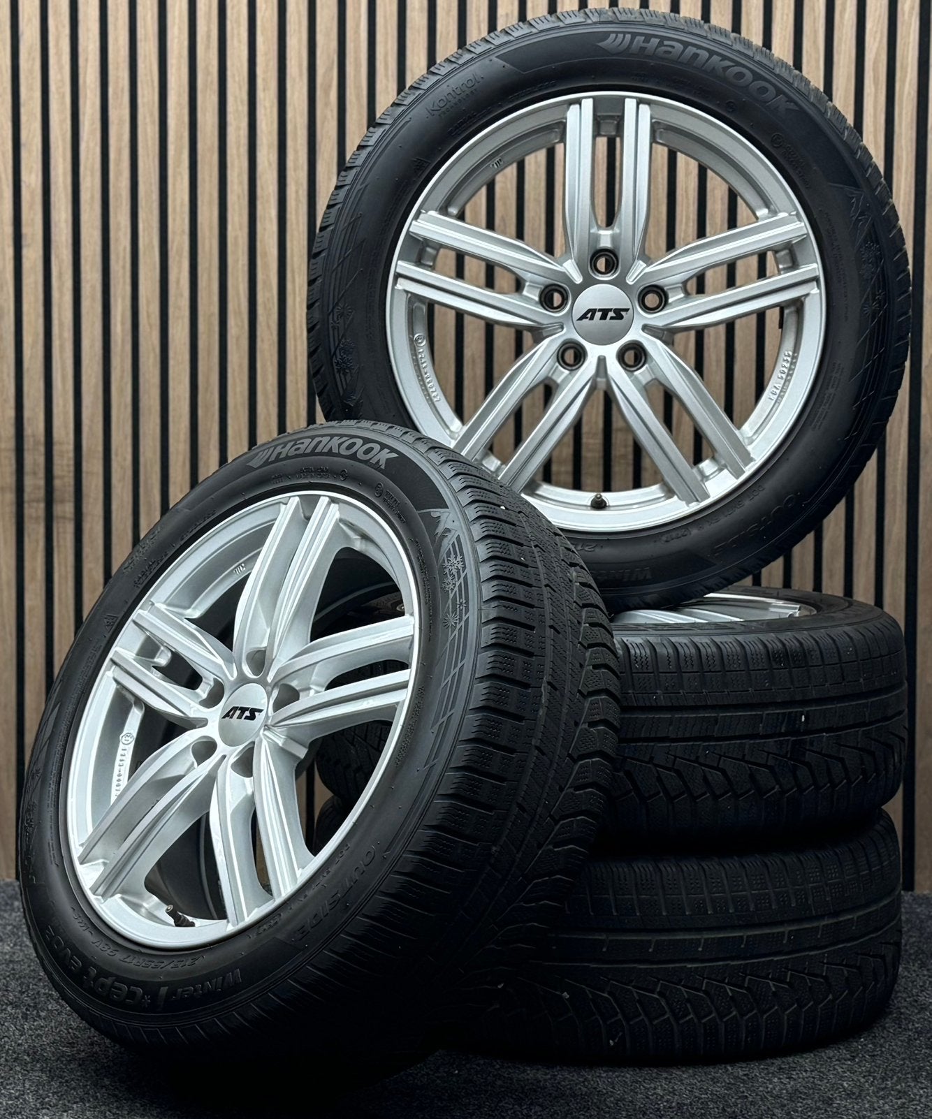 WINTER! 17 inch ATS Antares - VW Passat T-Roc 5x112 ET43, Ophalen, 215 mm, ., Banden en Velgen