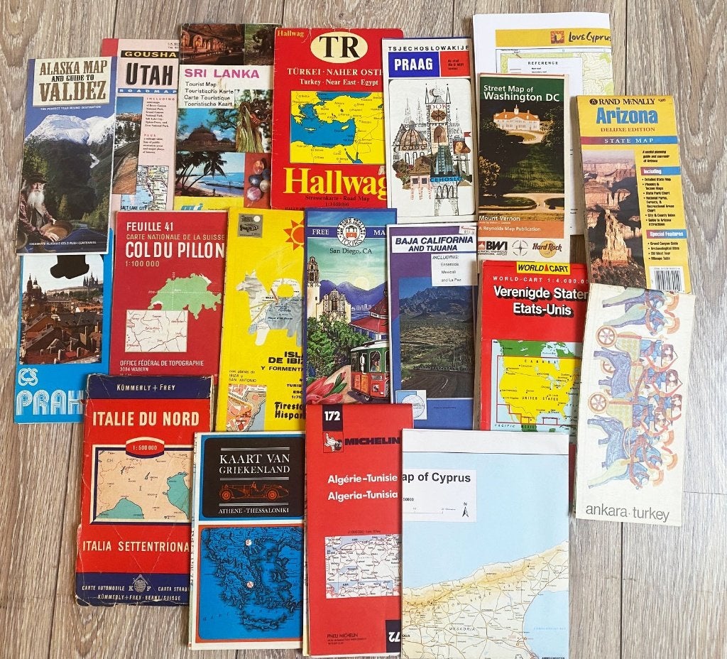 Cartofielen opgelet. Collectie landkaarten., Boeken, Ophalen of Verzenden, 1800 tot 2000, Wereld, Landkaart