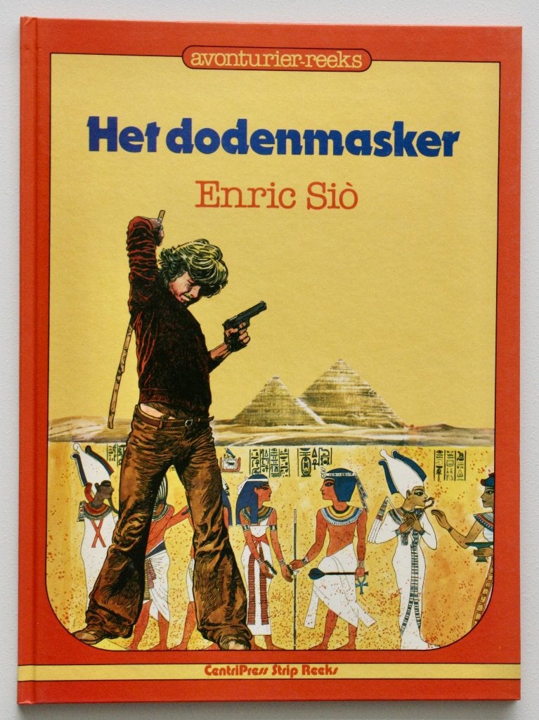 Enric Sio - Het dodenmasker (1983) hardcover, Eén stripboek, Ophalen of Verzenden, Zo goed als nieuw