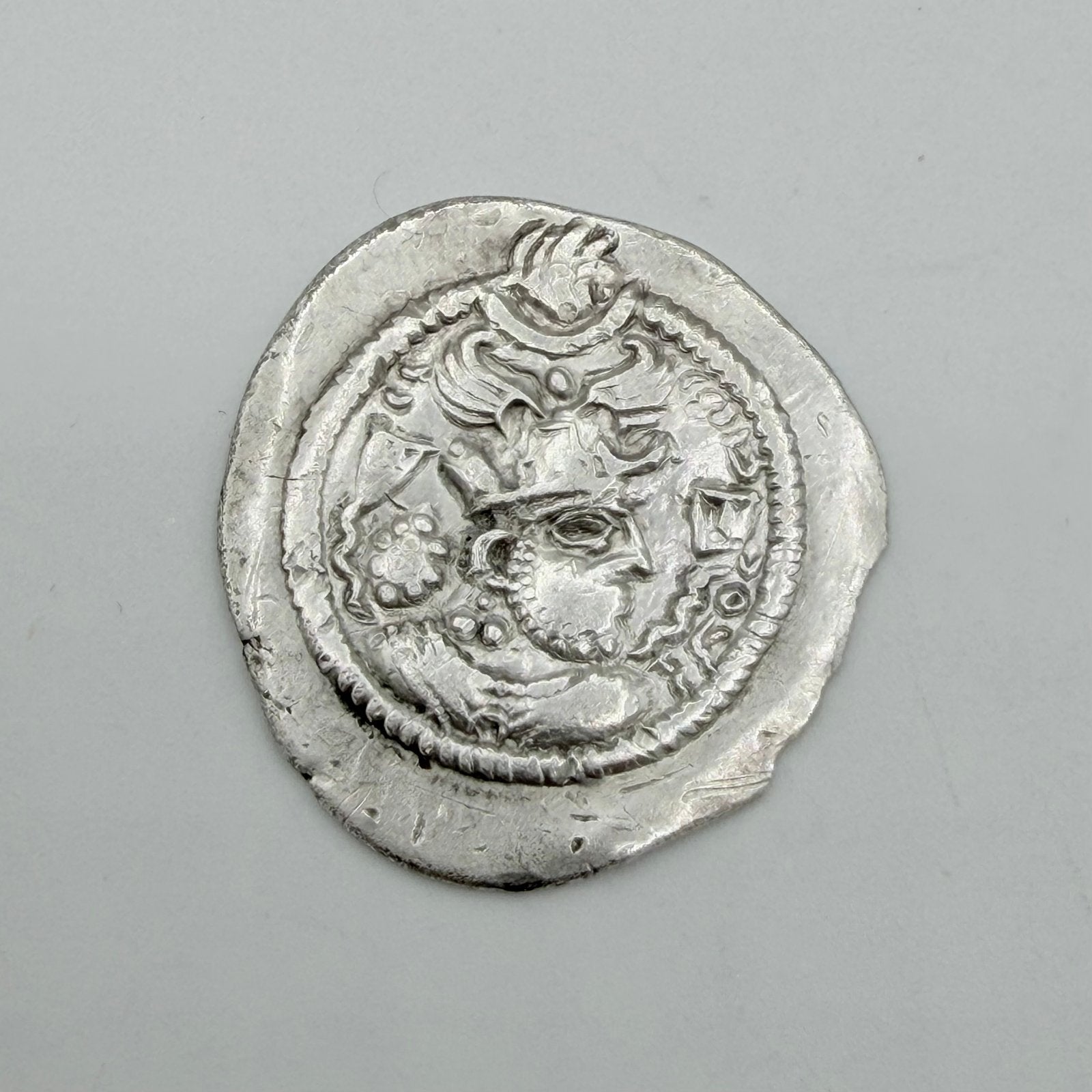 Sassanidische Zilveren Drachme – Peroz I (459–484 n.Chr.), Postzegels en Munten, Munten | Azië, Ophalen of Verzenden, Midden-Oosten