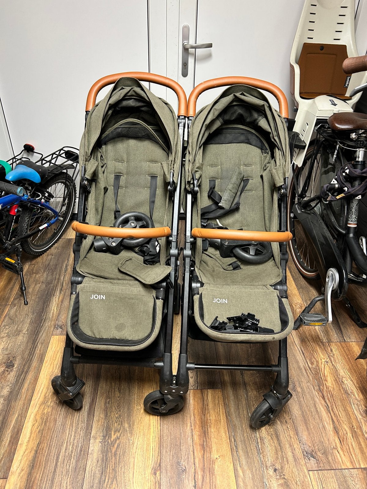 Puck join buggy groen - Duobuggy, Ophalen, Gebruikt, Overige merken, Duomodel