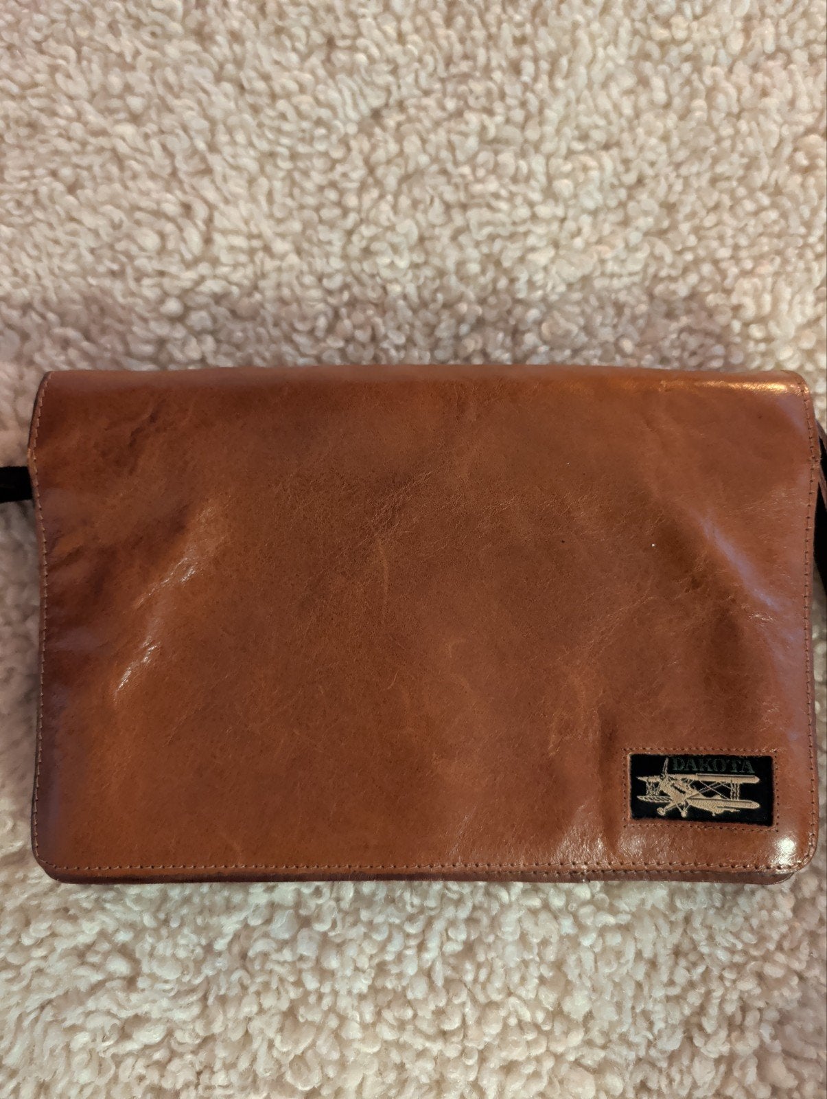 Vintage Dakota leren portefeuille / organizer bruin, Ophalen of Verzenden, Heren, Dakota