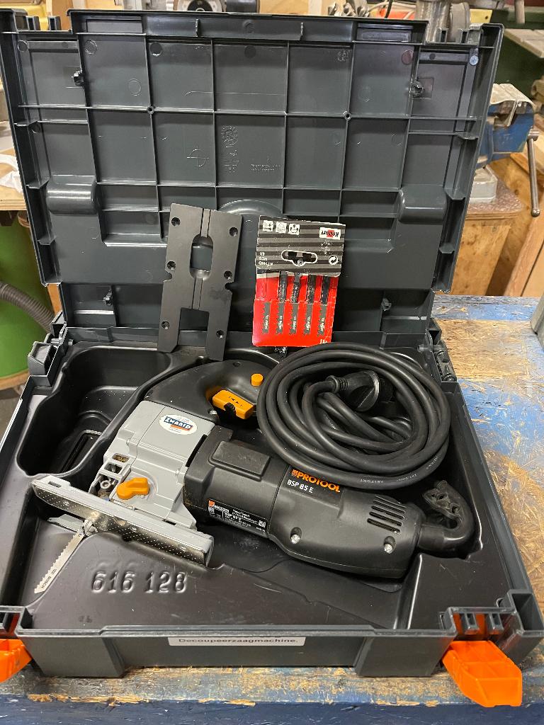 Protool BSP 85E decoupeerzaag machine., Protool, Decoupeerzaag, Ophalen of Verzenden, Zo goed als nieuw