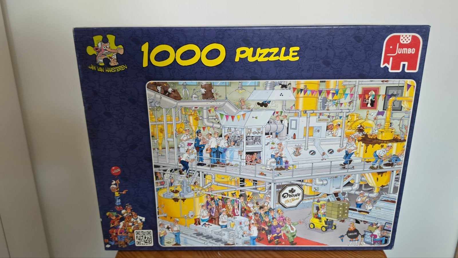 Jan van Haasteren De Chocoladefabriek 1000 stukjes, Hobby en Vrije tijd, Ophalen, 500 t/m 1500 stukjes, Zo goed als nieuw, Legpuzzel