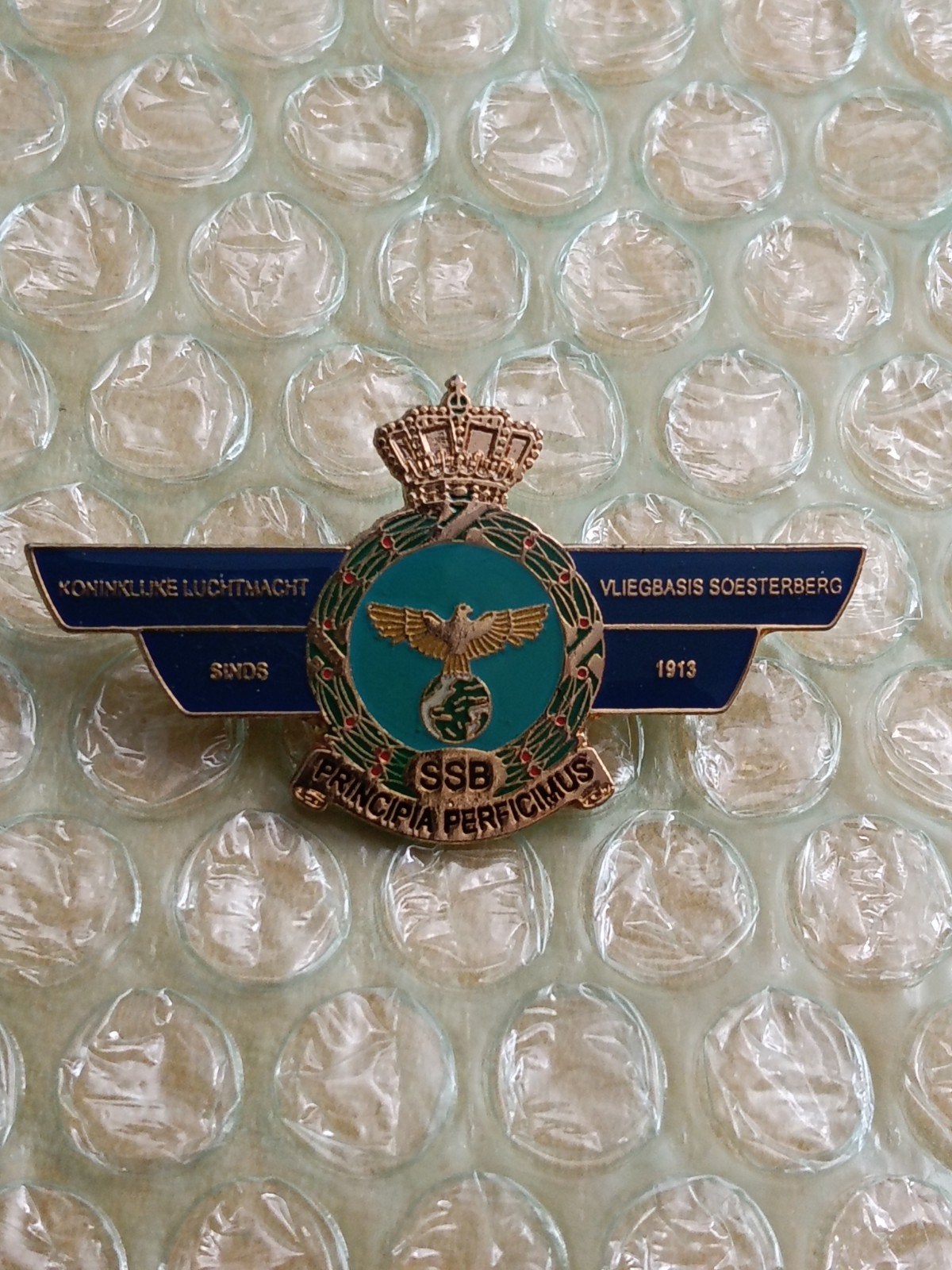 Koninklijke Luchtmacht Vliegbasis Soesterberg Speld, Ophalen of Verzenden