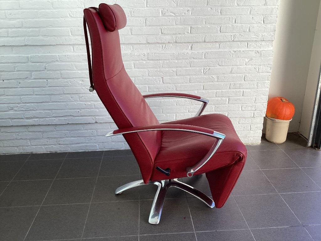 Prachtige Jori relax+kussen Brainbuilder mono-move(topper), Huis en Inrichting, Ophalen, Minder dan 50 cm, Zo goed als nieuw, Durlet sede leolux hukla himolla