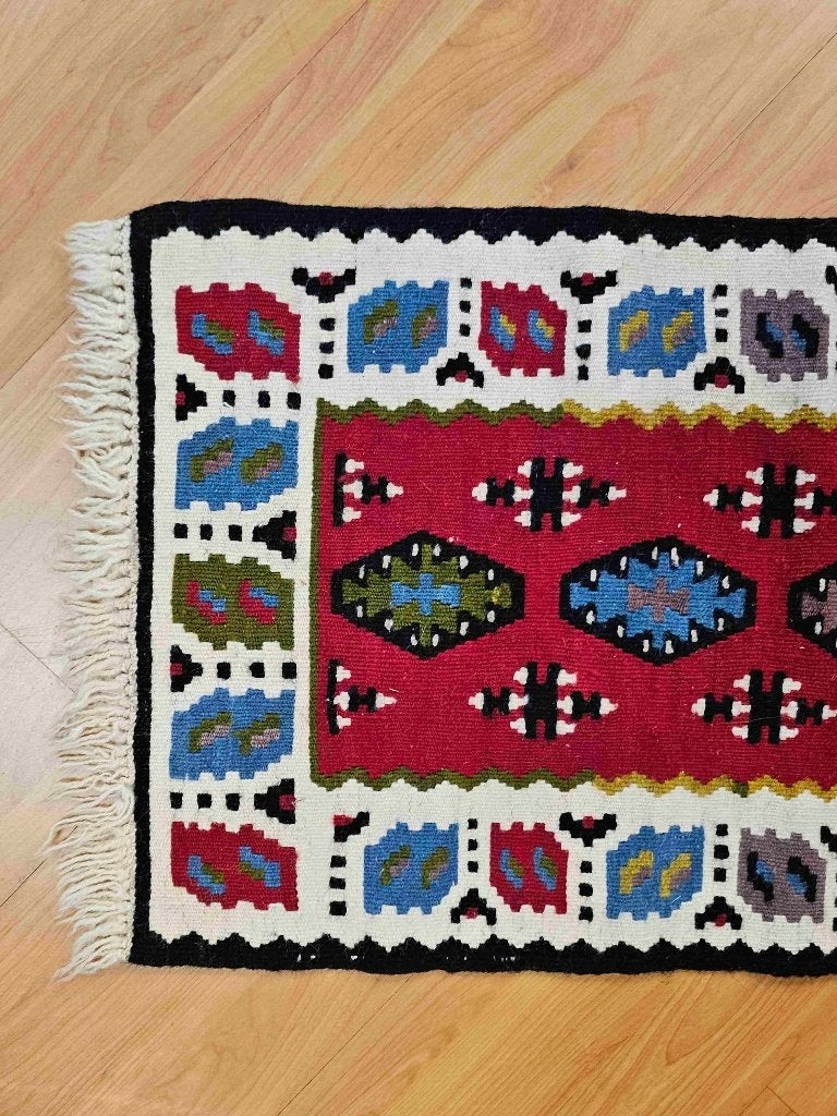 Kelim loper 74/42 cm, Minder dan 50 cm, Gebruikt, 50 tot 100 cm, Etten-Leur