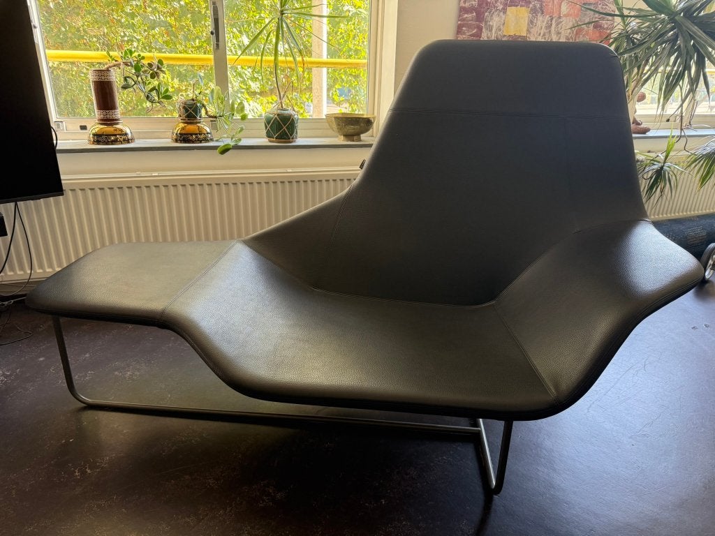 Chaise longue Zanotta Lama - Italiaans design, Ophalen, Eenpersoons, 150 tot 200 cm, 75 tot 100 cm