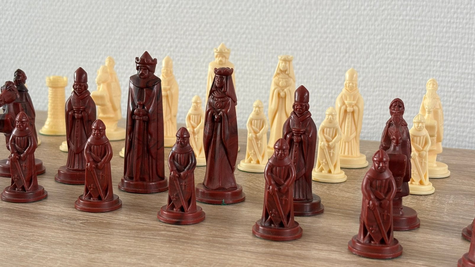 Knights Templar Chess Pieces, Ophalen of Verzenden